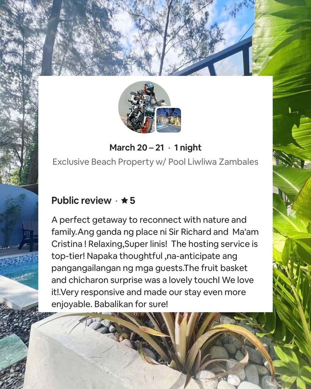 Guest post from Lubáy Villas stay
